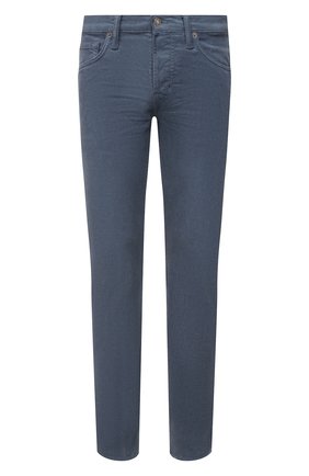 Мужские хлопковые брюки TOM FORD тёмно-голубого цвета по цене 75800 руб., арт. BYJ39/TFD002 | Фото 1 Мужские хлопковые брюки TOM FORD тёмно-голубого цвета, арт. BYJ39/TFD002 | Фото 1