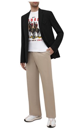 Мужская хлопковая футболка DSQUARED2 белого цвета по цене 20800 руб., арт. S74GD0854/S23009 | Фото 2 Мужская хлопковая футболка DSQUARED2 белого цвета, арт. S74GD0854/S23009 | Фото 2