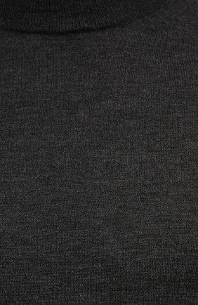 Мужской водолазка из кашемира и шелка TOM FORD темно-серого цвета, арт. BYH99/TFK122 | Фото 5 (Материал внешний: Шерсть, Шелк, Кашемир; Рукава: Длинные; Принт: Без принта; Длина (для топов): Стандартные; Стили: Классический; Мужское Кросс-КТ: Водолазка-одежда)
