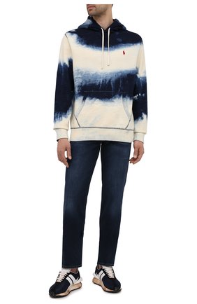 Мужской хлопковое худи POLO RALPH LAUREN синего цвета по цене 17200 руб., арт. 710814434 | Фото 2 Мужской хлопковое худи POLO RALPH LAUREN синего цвета, арт. 710814434 | Фото 2
