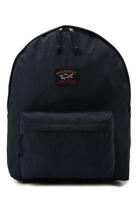 Мужской текстильный рюкзак PAUL&SHARK темно-синего цвета, арт. 11318104/9< | Фото 1 (Ремень/цепочка: На ремешке; Материал: Текстиль; Размер: large)