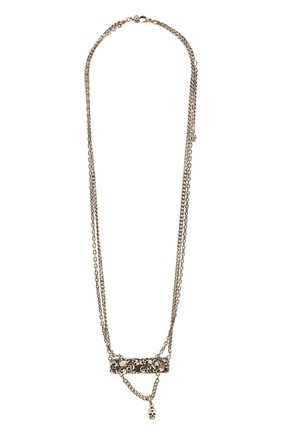 Мужского цепь с кулоном ALEXANDER MCQUEEN серебряного цвета по цене 33950 руб., арт. 663690/J160Y | Фото 1 Мужского цепь с кулоном ALEXANDER MCQUEEN серебряного цвета, арт. 663690/J160Y | Фото 1