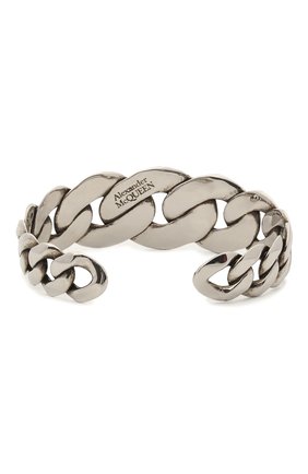 Мужской браслет ALEXANDER MCQUEEN серебряного цвета по цене 36950 руб., арт. 663703/J160Y | Фото 2 Мужской браслет ALEXANDER MCQUEEN серебряного цвета, арт. 663703/J160Y | Фото 2