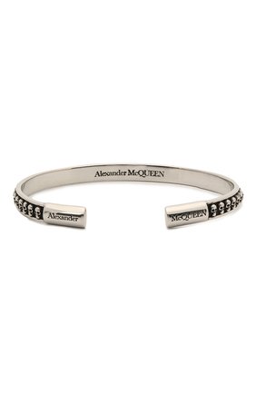 Мужской браслет ALEXANDER MCQUEEN серебряного цвета по цене 27900 руб., арт. 554563/J160Y | Фото 2 Мужской браслет ALEXANDER MCQUEEN серебряного цвета, арт. 554563/J160Y | Фото 2
