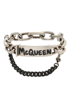 Мужской браслет ALEXANDER MCQUEEN серебряного цвета по цене 51700 руб., арт. 663857/IAG2Y | Фото 1 Мужской браслет ALEXANDER MCQUEEN серебряного цвета, арт. 663857/IAG2Y | Фото 1