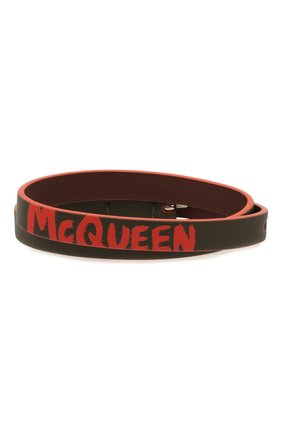 Мужской кожаный браслет ALEXANDER MCQUEEN хаки цвета по цене 25450 руб., арт. 554466/1AACG | Фото 1 Мужской кожаный браслет ALEXANDER MCQUEEN хаки цвета, арт. 554466/1AACG | Фото 1
