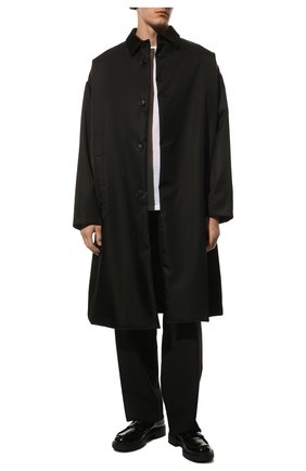 Мужские кожаные лоферы chocolate PRADA черного цвета по цене 71000 руб., арт. 2DE127-055-F0002 | Фото 2 Мужские кожаные лоферы chocolate PRADA черного цвета, арт. 2DE127-055-F0002 | Фото 2