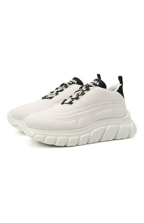 Женские текстильные кроссовки rush PRADA белого цвета по цене 71000 руб., арт. 1E655M-3LFV-F0964-050 | Фото 1 Женские текстильные кроссовки rush PRADA белого цвета, арт. 1E655M-3LFV-F0964-050 | Фото 1
