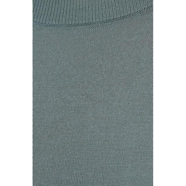 Шерстяной пуловер BOSS 50376532, цвет зелёный, размер 44 - фото 5