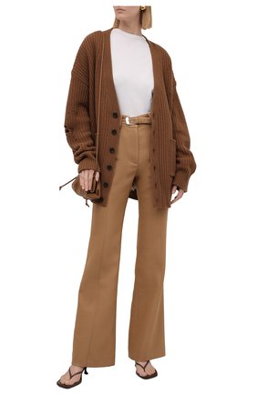 Женский шерстяной кардиган DSQUARED2 коричневого цвета по цене 67950 руб., арт. S75HA1084/S17407 | Фото 2 Женский шерстяной кардиган DSQUARED2 коричневого цвета, арт. S75HA1084/S17407 | Фото 2
