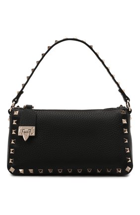 Женская сумка rockstud VALENTINO черного цвета по цене 85300 руб., арт. WW2B0J47/VSF | Фото 1 Женская сумка rockstud VALENTINO черного цвета, арт. WW2B0J47/VSF | Фото 1 (Материал: Натуральная кожа; Сумки-технические: Сумки top-handle, Сумки через плечо; Ремень/цепочка: На ремешке; Размер: small)