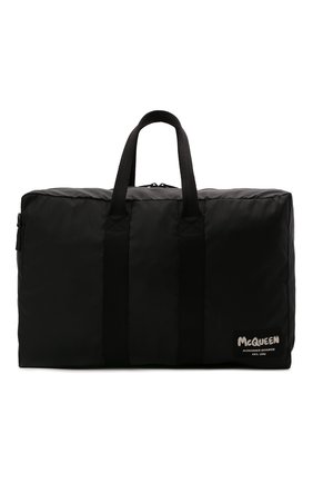 Мужская текстильная спортивная сумка ALEXANDER MCQUEEN черного цвета по цене 68750 руб., арт. 662867/1AABY | Фото 1 Мужская текстильная спортивная сумка ALEXANDER MCQUEEN черного цвета, арт. 662867/1AABY | Фото 1 (Ремень/цепочка: На ремешке; Материал: Текстиль; Размер: large)