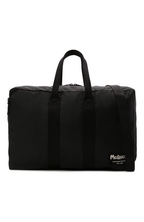 Мужская текстильная спортивная сумка ALEXANDER MCQUEEN черного цвета, арт. 662867/1AABY | Фото 6 (Ремень/цепочка: На ремешке; Материал: Текстиль; Размер: large)