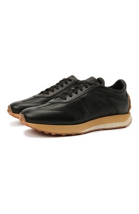 Мужские кожаные кроссовки SANTONI черного цвета по цене 47150 руб., арт. MBNR21594CPGNRDAN01 | Фото 1 Мужские кожаные кроссовки SANTONI черного цвета, арт. MBNR21594CPGNRDAN01 | Фото 1