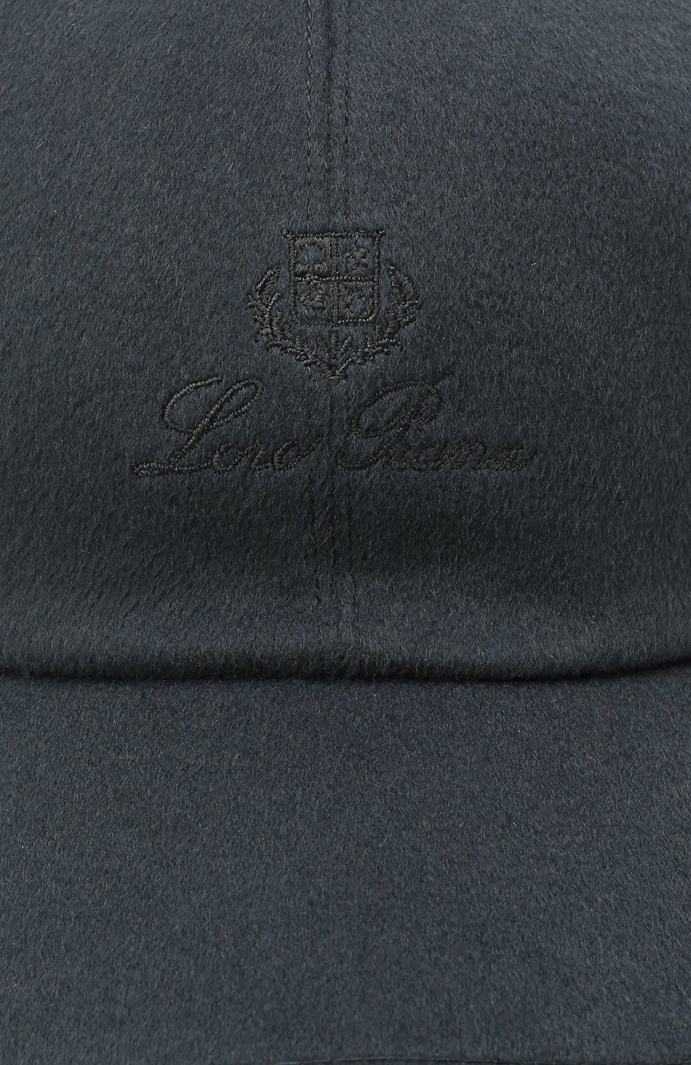Мужской кашемировая бейсболка LORO PIANA темно-синего цвета по цене 36550 руб., арт. FAF8520 | Фото 3 Мужской кашемировая бейсболка LORO PIANA темно-синего цвета, арт. FAF8520 | Фото 3