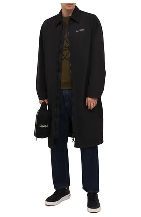 Мужские комбинированные кеды newport walk LORO PIANA темно-синего цвета по цене 64550 руб., арт. FAL7955 | Фото 2 Мужские комбинированные кеды newport walk LORO PIANA темно-синего цвета, арт. FAL7955 | Фото 2 (Подошва: Массивная; Материал внешний: Текстиль; Материал внутренний: Текстиль, Натуральная кожа)