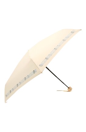Женский складной зонт MOSCHINO кремвого цвета, арт. 8123-SUPERMINI | Фото 2 (Материал: Металл, Текстиль, Синтетический материал)