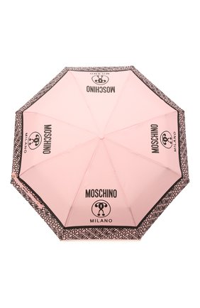 Женский складной зонт MOSCHINO светло-розового цвета по цене 8975 руб., арт. 8872-0PENCL0SE | Фото 1 Женский складной зонт MOSCHINO светло-розового цвета, арт. 8872-0PENCL0SE | Фото 1