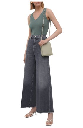 Женские джинсы 7 FOR ALL MANKIND серого цвета по цене 27100 руб., арт. JSZ0R78TGR | Фото 2 Женские джинсы 7 FOR ALL MANKIND серого цвета, арт. JSZ0R78TGR | Фото 2