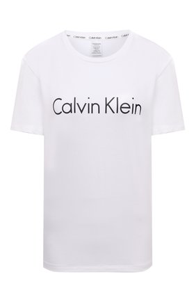 Женская футболка CALVIN KLEIN белого цвета по цене 5520 руб., арт. QS6689E | Фото 1 Женская футболка CALVIN KLEIN белого цвета, арт. QS6689E | Фото 1