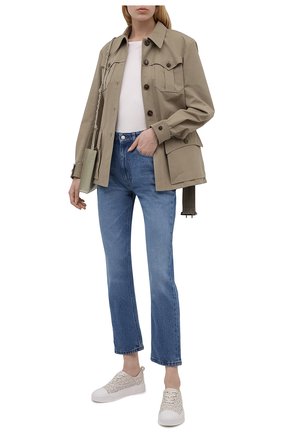 Женские текстильные кеды ollie MICHAEL MICHAEL KORS кремвого цвета по цене 14400 руб., арт. 43T10EFS3Y | Фото 2 Женские текстильные кеды ollie MICHAEL MICHAEL KORS кремвого цвета, арт. 43T10EFS3Y | Фото 2