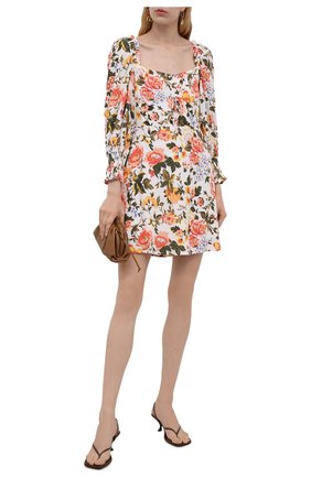 Женское платье из вискозы FAITHFULL THE BRAND разноцветного цвета по цене 26700 руб., арт. FF1514-TF0 | Фото 2 Женское платье из вискозы FAITHFULL THE BRAND разноцветного цвета, арт. FF1514-TF0 | Фото 2 (Случай: Повседневный; Материал подклада: Вискоза; Длина Ж (юбки, платья, шорты): Мини; Стили: Бохо; Женское Кросс-КТ: Платье-одежда; Рукава: 3/4; Материал внешний: Вискоза)