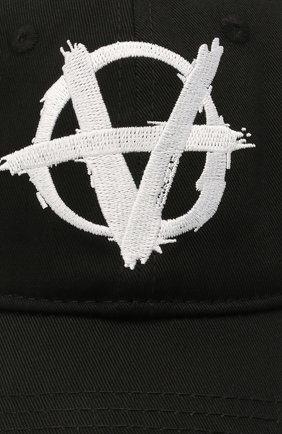 Мужской хлопковая бейсболка VETEMENTS черного цвета по цене 24650 руб., арт. UA52CA100B 1052/M | Фото 3 Мужской хлопковая бейсболка VETEMENTS черного цвета, арт. UA52CA100B 1052/M | Фото 3