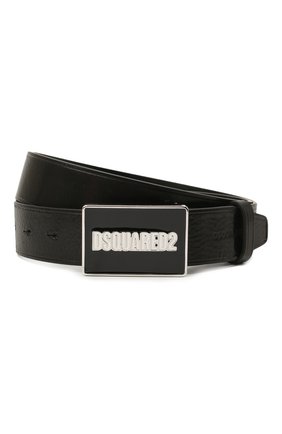 Мужской кожаный ремень DSQUARED2 черного цвета по цене 27250 руб., арт. BEM0277 12904309 | Фото 1 Мужской кожаный ремень DSQUARED2 черного цвета, арт. BEM0277 12904309 | Фото 1 (Случай: Повседневный; Материал: Натуральная кожа)