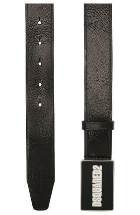 Мужской кожаный ремень DSQUARED2 черного цвета по цене 27250 руб., арт. BEM0277 12904309 | Фото 2 Мужской кожаный ремень DSQUARED2 черного цвета, арт. BEM0277 12904309 | Фото 2 (Случай: Повседневный; Материал: Натуральная кожа)