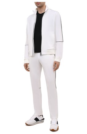 Мужской шерстяная толстовка Z ZEGNA белого цвета по цене 82800 руб., арт. VY470/ZZT825 | Фото 2 Мужской шерстяная толстовка Z ZEGNA белого цвета, арт. VY470/ZZT825 | Фото 2