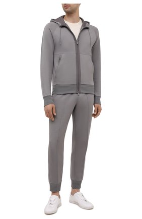 Мужские джоггеры ERMENEGILDO ZEGNA серого цвета по цене 92800 руб., арт. UY564/TR0 | Фото 2 Мужские джоггеры ERMENEGILDO ZEGNA серого цвета, арт. UY564/TR0 | Фото 2