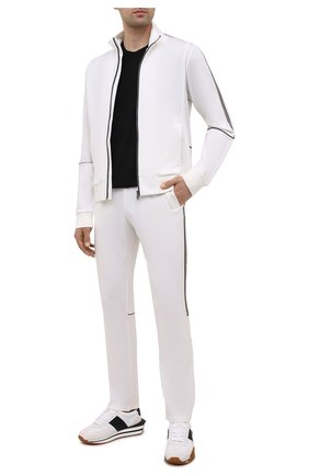 Мужские шерстяные брюки Z ZEGNA белого цвета по цене 63400 руб., арт. VY470/ZZTP25 | Фото 2 Мужские шерстяные брюки Z ZEGNA белого цвета, арт. VY470/ZZTP25 | Фото 2