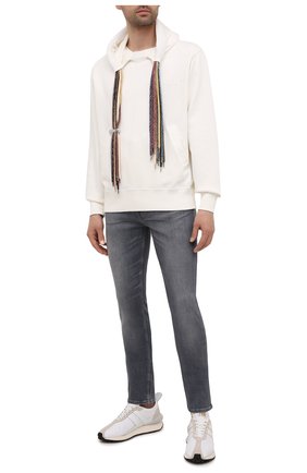 Мужские джинсы 7 FOR ALL MANKIND серого цвета по цене 26700 руб., арт. JSD4R860TW | Фото 2 Мужские джинсы 7 FOR ALL MANKIND серого цвета, арт. JSD4R860TW | Фото 2 (Длина (брюки, джинсы): Стандартные; Материал внешний: Хлопок, Деним; Силуэт М (брюки): Прямые; Стили: Кэжуэл; Кросс-КТ: Деним; Детали: Потертости)
