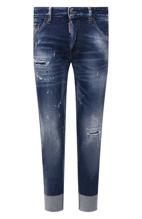 Мужские джинсы DSQUARED2 темно-синего цвета по цене 49600 руб., арт. S74LB0968/S30663 | Фото 1 Мужские джинсы DSQUARED2 темно-синего цвета, арт. S74LB0968/S30663 | Фото 1