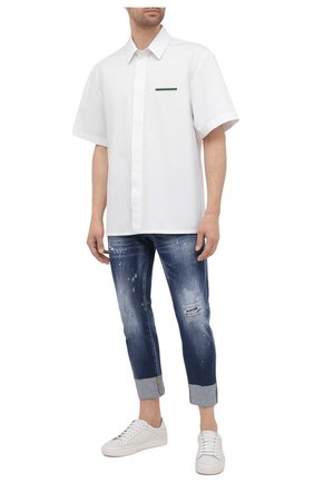 Мужские джинсы DSQUARED2 темно-синего цвета по цене 49600 руб., арт. S74LB0968/S30663 | Фото 2 Мужские джинсы DSQUARED2 темно-синего цвета, арт. S74LB0968/S30663 | Фото 2