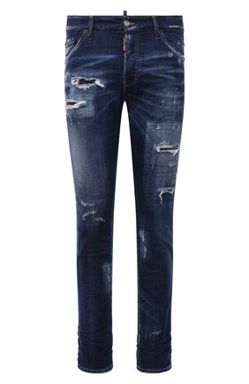Мужские джинсы DSQUARED2 темно-синего цвета по цене 49600 руб., арт. S74LB0961/S30342 | Фото 1 Мужские джинсы DSQUARED2 темно-синего цвета, арт. S74LB0961/S30342 | Фото 1