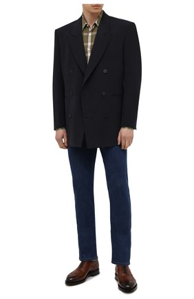 Мужские джинсы CANALI темно-синего цвета по цене 22700 руб., арт. 91700/PD01033 | Фото 2 Мужские джинсы CANALI темно-синего цвета, арт. 91700/PD01033 | Фото 2