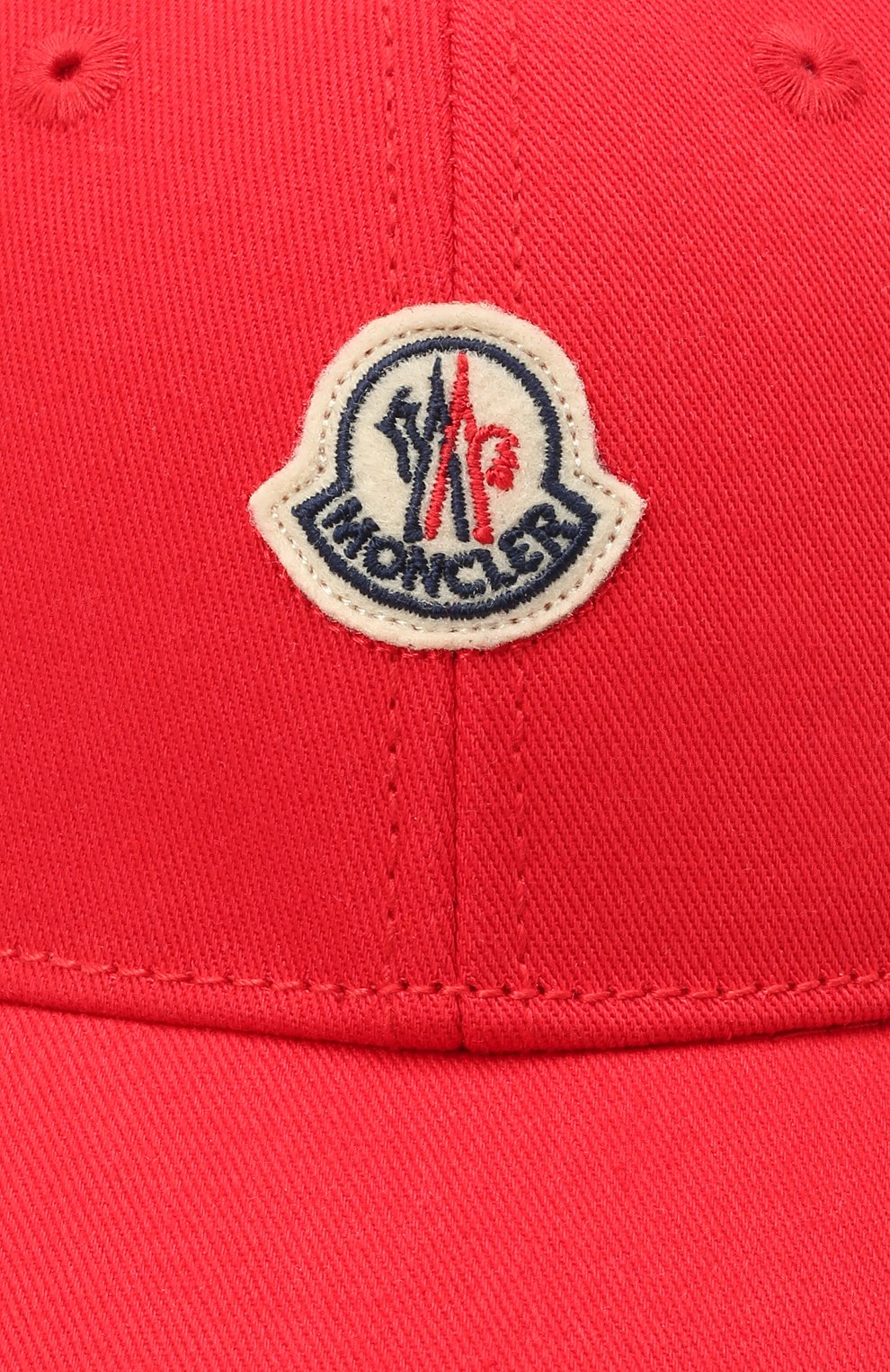 Детская хлопковая бейсболка MONCLER красного цвета, арт. G1-954-3B100-00-04863 | Фото 3 (Материал: Текстиль, Хлопок; Региональные ограничения белый список (Axapta Mercury): RU)