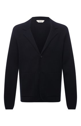 Мужской пиджак Z ZEGNA темно-синего цвета по цене 61550 руб., арт. VYB65/ZZ164 | Фото 1 Мужской пиджак Z ZEGNA темно-синего цвета, арт. VYB65/ZZ164 | Фото 1