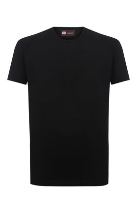 Мужская шерстяная футболка Z ZEGNA черного цвета по цене 28900 руб., арт. VY390/ZZT678 | Фото 1 Мужская шерстяная футболка Z ZEGNA черного цвета, арт. VY390/ZZT678 | Фото 1 (Длина (для топов): Стандартные; Материал внешний: Шерсть; Рукава: Короткие; Принт: Без принта; Стили: Кэжуэл)