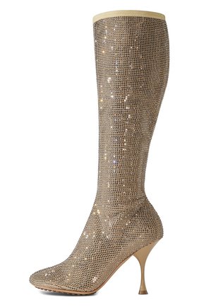 Женские сапоги dot BOTTEGA VENETA бежевого цвета по цене 369500 руб., арт. 667172/V15G1 | Фото 1 Женские сапоги dot BOTTEGA VENETA бежевого цвета, арт. 667172/V15G1 | Фото 1