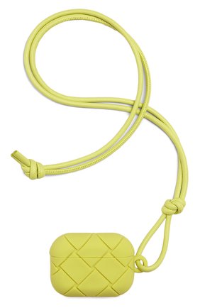 Чехол для airpods BOTTEGA VENETA салатового цвета по цене 11750 руб., арт. 670190/V0EY1 | Фото 1 Чехол для airpods BOTTEGA VENETA салатового цвета, арт. 670190/V0EY1 | Фото 1