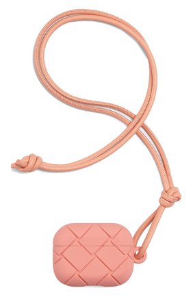 Чехол для airpods BOTTEGA VENETA розового цвета по цене 11750 руб., арт. 670190/V0EY1 | Фото 1 Чехол для airpods BOTTEGA VENETA розового цвета, арт. 670190/V0EY1 | Фото 1