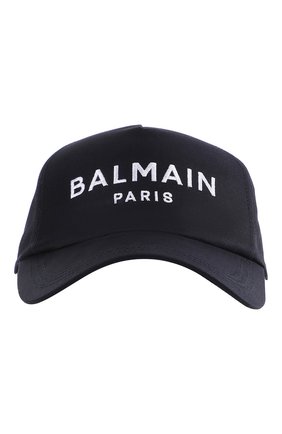 Женская бейсболка BALMAIN темно-синего цвета по цене 27650 руб., арт. WH1XA000/C084 | Фото 1 Женская бейсболка BALMAIN темно-синего цвета, арт. WH1XA000/C084 | Фото 1
