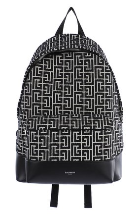 Женский рюкзак 1945 BALMAIN черно-белого цвета по цене 114500 руб., арт. WM1GE150/TJMY | Фото 1 Женский рюкзак 1945 BALMAIN черно-белого цвета, арт. WM1GE150/TJMY | Фото 1