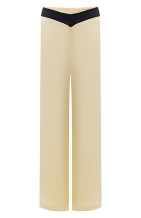 Женские шелковые брюки LANVIN бежевого цвета по цене 94950 руб., арт. RW-TR0002-4324-E21 | Фото 1 Женские шелковые брюки LANVIN бежевого цвета, арт. RW-TR0002-4324-E21 | Фото 1