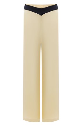 Женские шелковые брюки LANVIN  цвета, арт. RW-TR0002-4324-E21 | Фото 1 (Материал внешний: Шелк; Женское Кросс-КТ: Брюки-одежда; Стили: Романтичный; Силуэт Ж (брюки и джинсы): Широкие; Длина (брюки, джинсы): Стандартные; Региональные ограничения белый список (Axapta Mercury): RU)