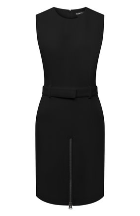 Женское шерстяное платье TOM FORD черного цвета по цене 192500 руб., арт. AB3031-FAX431 | Фото 1 Женское шерстяное платье TOM FORD черного цвета, арт. AB3031-FAX431 | Фото 1