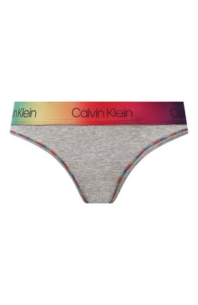 Женские трусы-стринги CALVIN KLEIN серого цвета по цене 3115 руб., арт. QF6581E | Фото 1 Женские трусы-стринги CALVIN KLEIN серого цвета, арт. QF6581E | Фото 1