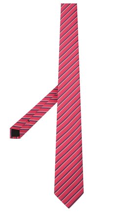 Мужской шелковый галстук BOSS красного цвета, арт. 50455262 | Фото 2 (Материал: Текстиль, Шелк; Принт: С принтом)